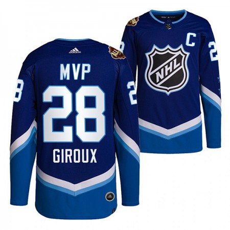 Herren Eishockey Philadelphia Flyers Trikot Claude Giroux 28 MVP 2022 NHL All-Star Blau Authentic